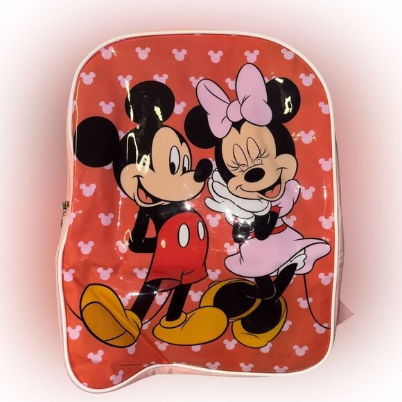 Nwt kids Disney Mickey and Minnie Mouse Backpack - Picture 1 of 2
